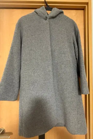 유니클로 코트 후드 부착