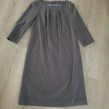 NEWYORKER 브라운 7부 소매 원피스