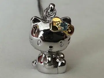 헬로키티 목걸이 아쿠아 마린