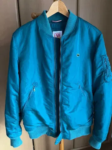 LACOSTE LIVE MA-1 자켓 52 터콰이즈