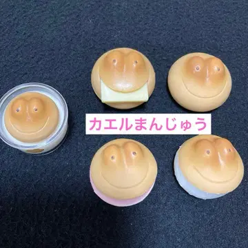 개구리 만주 캡슐 토이 5개