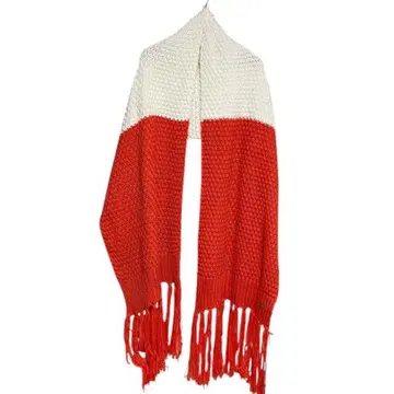 [ 가격 인하 OK ] pepejeans 페페진스 니트 롱 볼륨 머플러