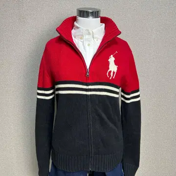 새상품급 폴로 랄프로렌 니트 가디건 집업 Y2K 그런지