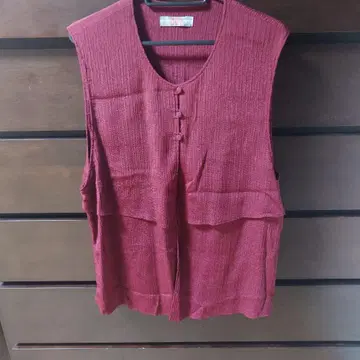 [새상품급] 시선당 버건디 슬리브리스 베스트