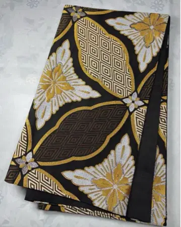 fk-10 화학 섬유 후쿠로 오비 후리소데 성인식 새상품급