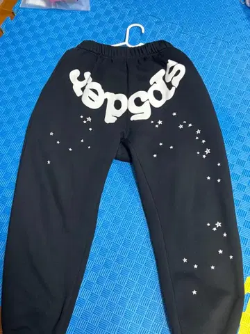 초특가 SP5DER 블랙 조거 팬츠