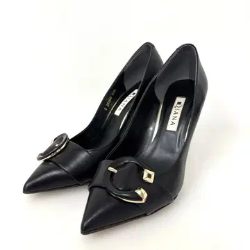 DIANA 블랙 하이힐 포인트 23.5 컨디션 최상