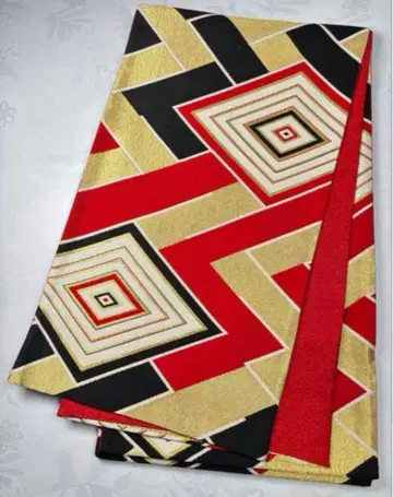 fk-29 순수 실크 후쿠로 오비 후리소데 성인식 새상품급