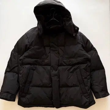 3XL 유니클로 +J 다운 오버 사이즈 후드티 블랙 후드 2WAY