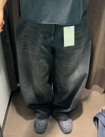 zara 슈퍼 배기 핏 데님 EU36 H&M 슈퍼 배기 유사