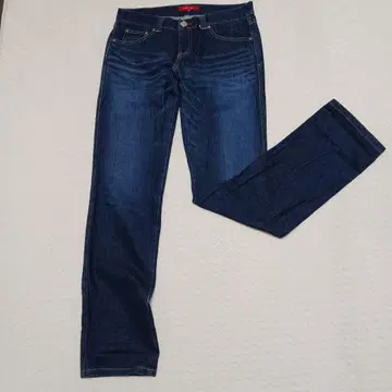 스트레이트 데님 GIRL 1985 다크 블루