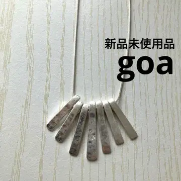[미사용 새상품] goa 실버 목걸이