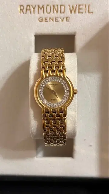 RAYMOND WEIL 골드 손목시계 3721