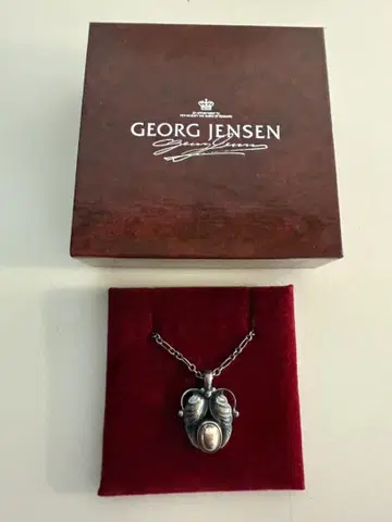 Georg Jensen 이어 펜던트 1994년 박스 있음 925 실버
