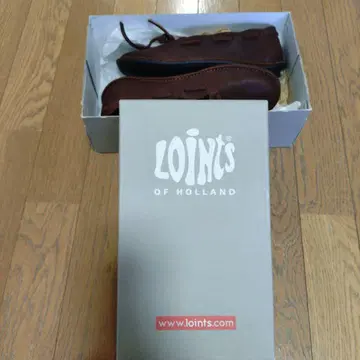 로인츠 Loints 가죽 발레 슈즈 로퍼 37 브라운