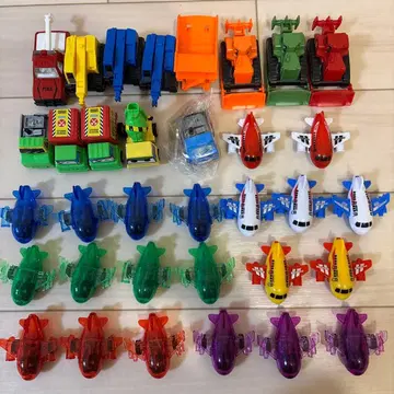 새상품 풀백카 비행기 작업용 자동차 34대 묶음 판매