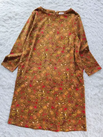 새상품급 준코 시마다 Part2 가을/겨울 패턴 꽃무늬 원피스