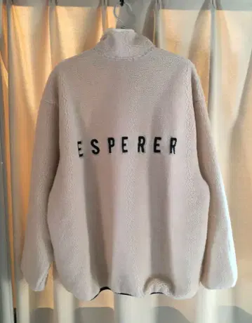 Spick and Span 보아 하프 지퍼 풀오버