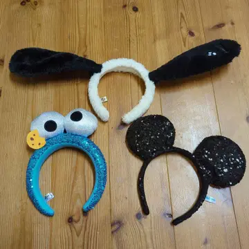 USJ 캐릭터 머리띠 3개 세트