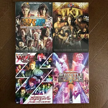 신일본 프로레슬링 레슬 킹덤 DVD 4권 세트