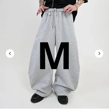 [ 지하인 온라인 ] 벌룬 스웨트 팬츠 L2111 그레이 M 사이즈