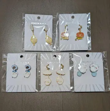 치이카와 귀걸이 귀찌 5개 세트