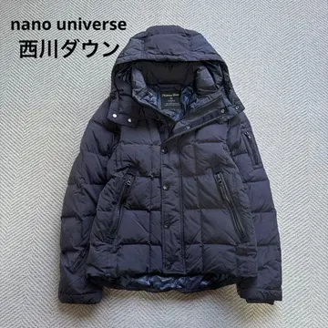 새상품급 나노 유니버스 니시카와 다운 다운 자켓 후드 탈부착 가능 네이비