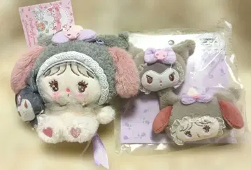 쿠로미 mikko illustrations 마스코트 홀더 헤어 클립 2개