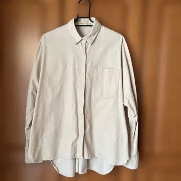 [ BARNYARDSTORM ] 밴야드 스톰 베이지 오버 사이즈 셔츠