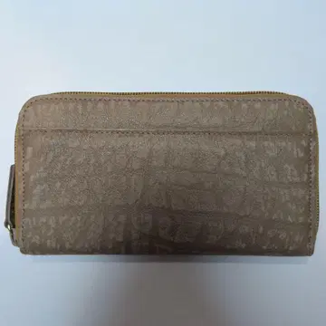 카모시카 라운드 장지갑 베이지