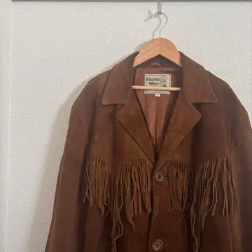 70s 웨스턴 프린지 스웨이드 자켓