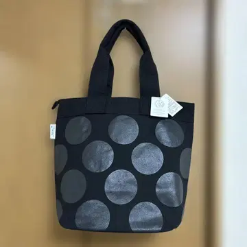 JOUJOU 실버 도트 토트백