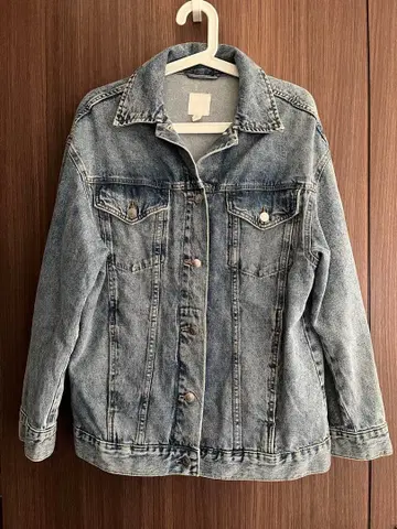 H&M 오버 사이즈 데님 자켓 G