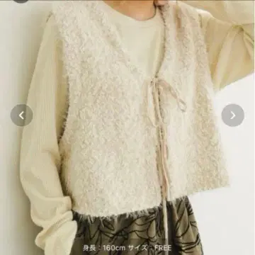 ITEMS URBANRESEARCH 몰 페더 니트 베스트 FREE