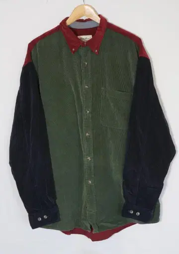 90s 에디 바우어 빈티지 클레이지 코듀로이 셔츠 사이즈 XL