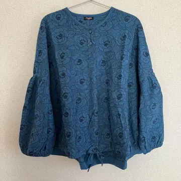 마블슈드 marblesud 동백꽃 자수 블라우스 새상품급