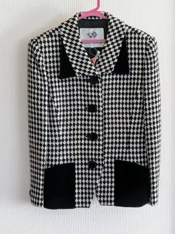 TAKEO NISHIDA 체크 무늬 테일러드 자켓