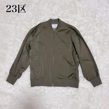 컨디션 최상 23구 텐셀 레이온 새틴 MA-1 블루종 카키