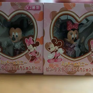 미키 & 미니 컬렉션 인형 2점.