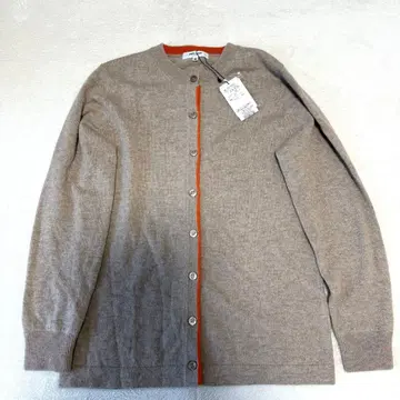 미사용 새상품 택 포함 피에르 가르뎅 캐시미어 100% 가디건 L