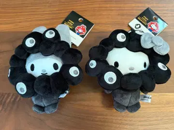 미야쿠미야쿠 변신 봉제 인형 BC 블랙 헬로키티 마이멜로디 세트