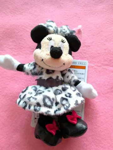 도쿄 디즈니 리조트 미니 레오파드 무늬 봉제 인형 참 화이트 1