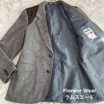 XL-XXL 상당 Pioneer Wear 헤링본 테일러드 자켓