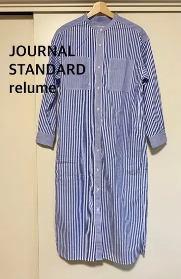 저널 스탠다드 relume 셔츠 원피스 롱 원피스 F