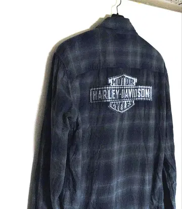 Harley-Davidson 옴브레 셔츠 [ 블랙/그레이 ]
