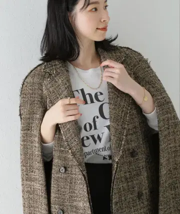 새상품 Plage [ GIRL ] 트위드 케이프 자켓