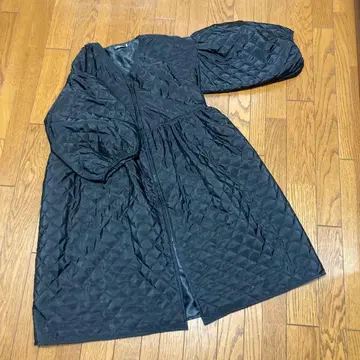 f. modern 블랙 퀼팅 자켓