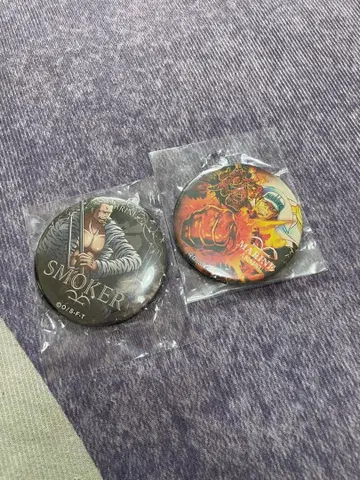 원피스 onepiece 스모커 캔뱃지 불 사카즈키