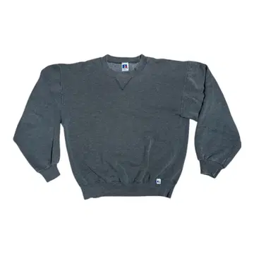 90s RUSSEL 무지 맨투맨 그레이