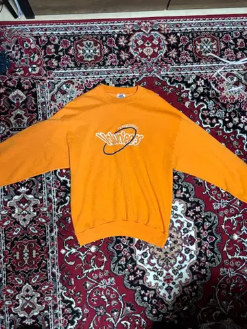 오렌지 트레이닝복 USA 구제 의류 volunteers